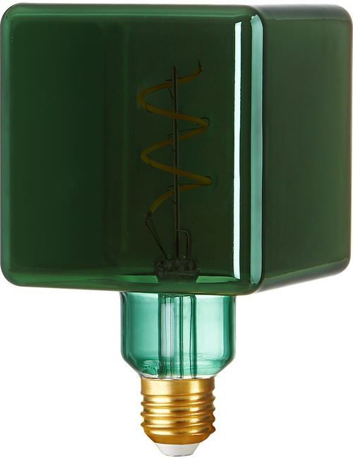 E27 - SPL Ice Cube - Grön - Ø:95mm - 30lm - 2700K - CRI 90 - Dimbar
