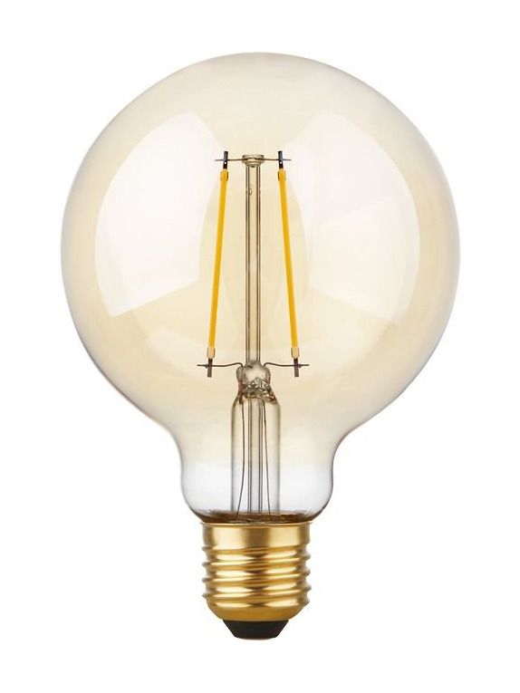 E27 - SPL Globe - Amber - Ø:95mm - 250lm - 2200K - CRI 90 - Dimbar