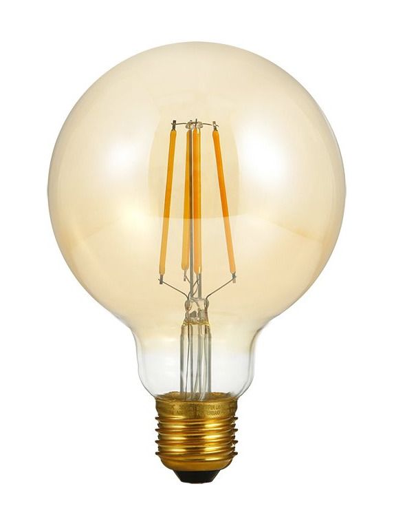E27 - SPL Globe - Amber - Ø:95mm - 350lm - 2200K - CRI 90 - Dimbar