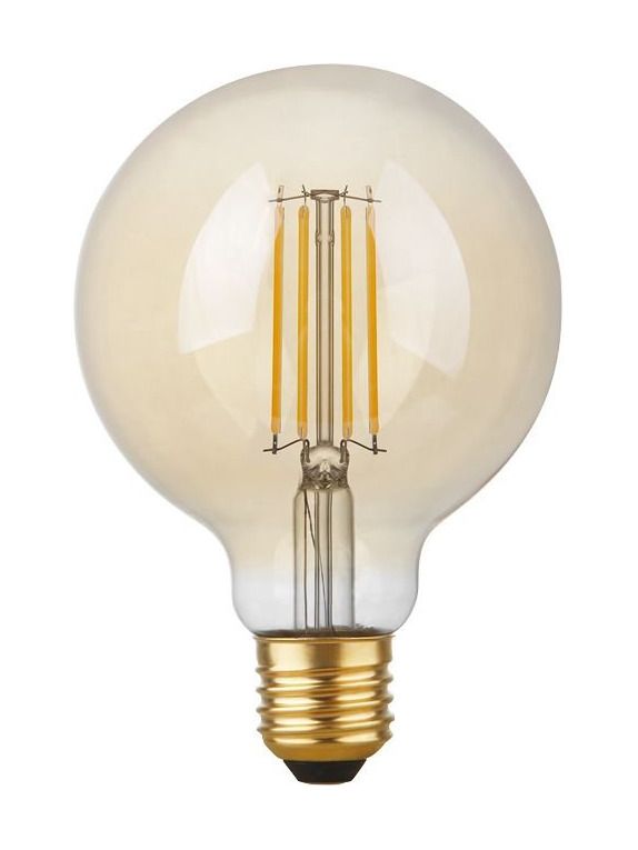 E27 - SPL Globe - Amber - Ø:95mm - 470lm - 2200K - CRI 90 - Dimbar