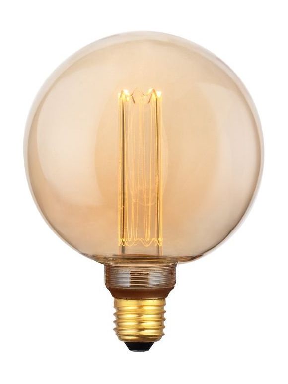 E27 - SPL Vintage Tube - Amber - Ø:125mm - 120lm - 1800K - CRI 82 - Dimbar
