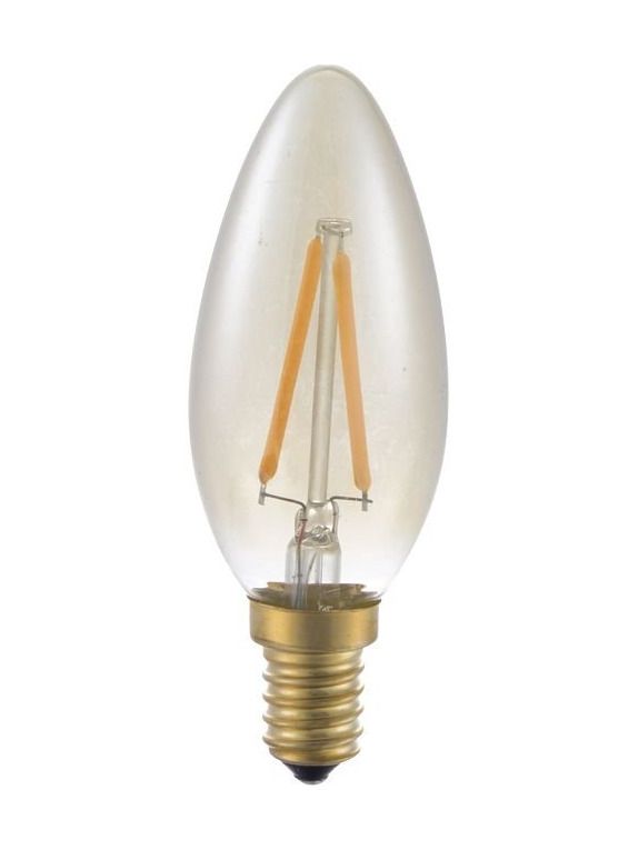 E14 - SPL Candle - Amber - Ø:35mm - 100lm - 2200K - CRI 93 - Dimbar