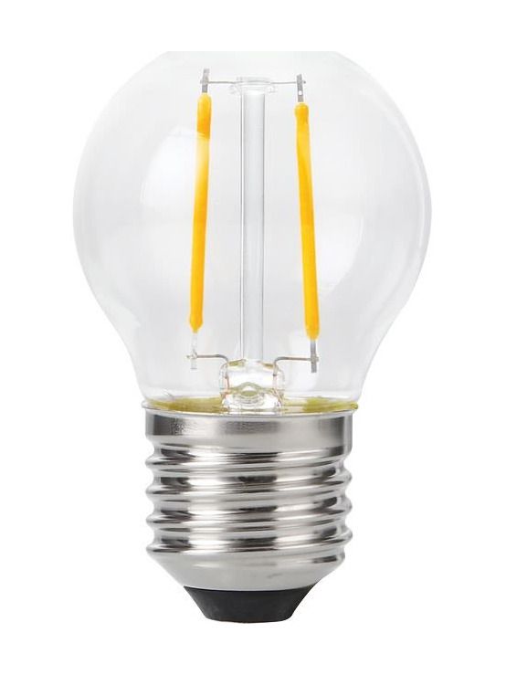 E27 - SPL Ball E27 - Klar - Ø:45mm - 140lm - 2200K - CRI 93 - Dimbar