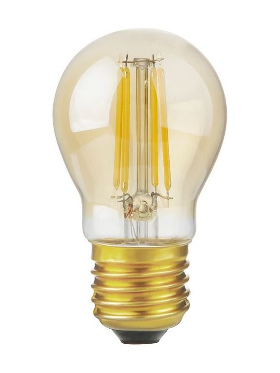 E27 - SPL Ball E27 - Amber - Ø:45mm - 470lm - 2200K - CRI 90 - Dimbar