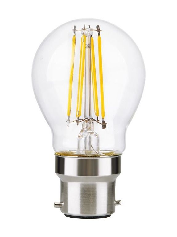 Ba22d - SPL Ball Ba22d - Klar - Ø:45mm - 470lm - 2700K - CRI 90 - Dimbar