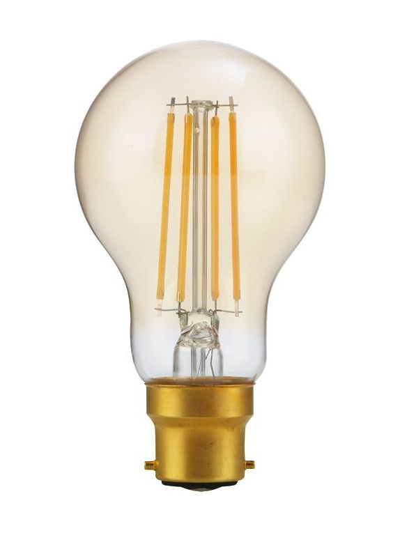 Ba22d - SPL General Ba22d - Amber - Ø:60mm - 470lm - 2200K - CRI 90 - Dimbar
