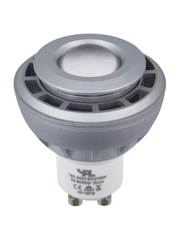 GU10 - SPL Dim To Warm - Klar - Ø:50mm - 250lm - 2000K-2800K - CRI 85 - Dimbar