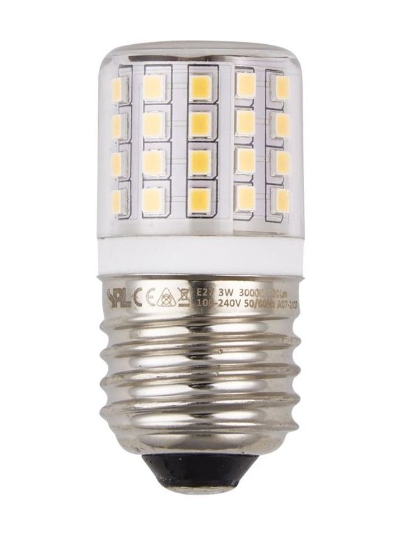 E27 - SPL Tubular VR 100-240V - Klar - Ø:27mm - 400lm - 3000K - CRI 80 - Ej dimbar