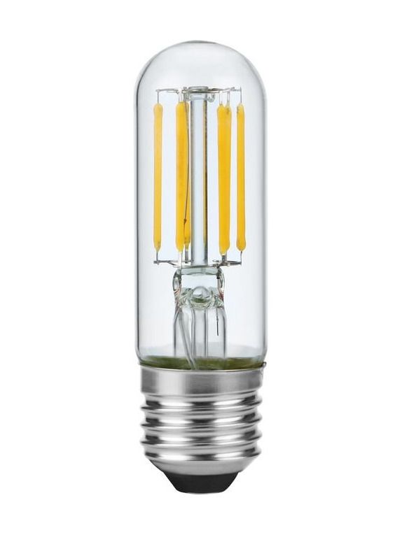 E27 - SPL Tubular Filament - Klar - Ø:30mm - 640lm - 2700K - CRI 80 - Dimbar