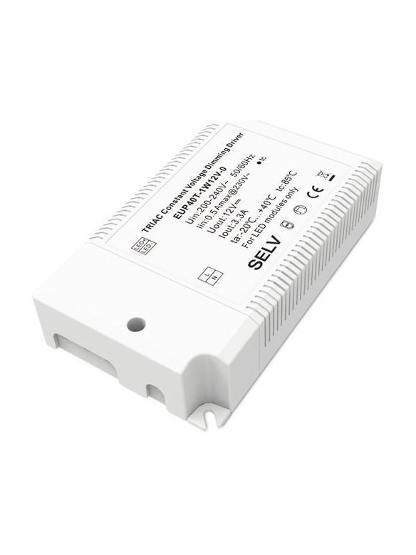 SPL - LED-drivrutin - Konstantspänning 12V DC - 0-40W - Fasdimbar