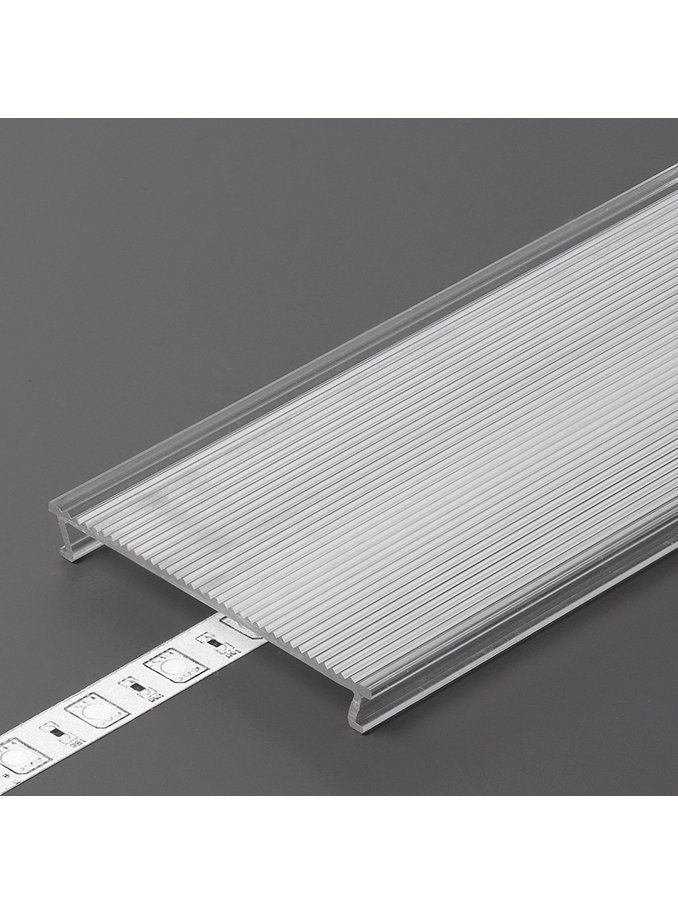 Täckning till LED-profil - C10 - Click - 1m - Smal ljusspridning