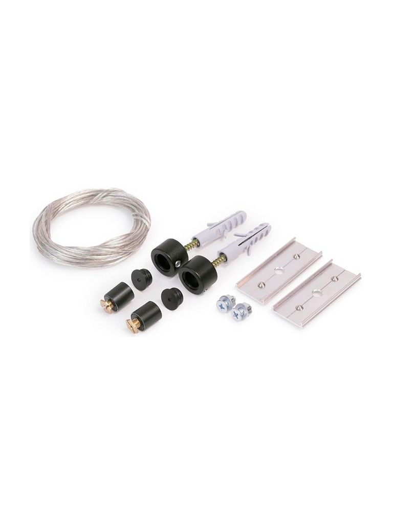 Wire-upphängning till LED-profil - 50V - 1,5 m - Svart