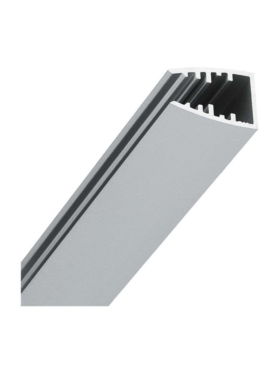 LED-profil MIKRO10 - 4m - Anodiserad