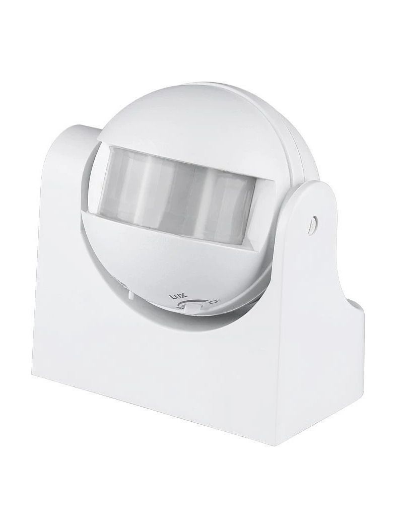 V-Tac rörelsesensor - LED-anpassad, vit, PIR infraröd, IP44 utomhus (230V-ingång)