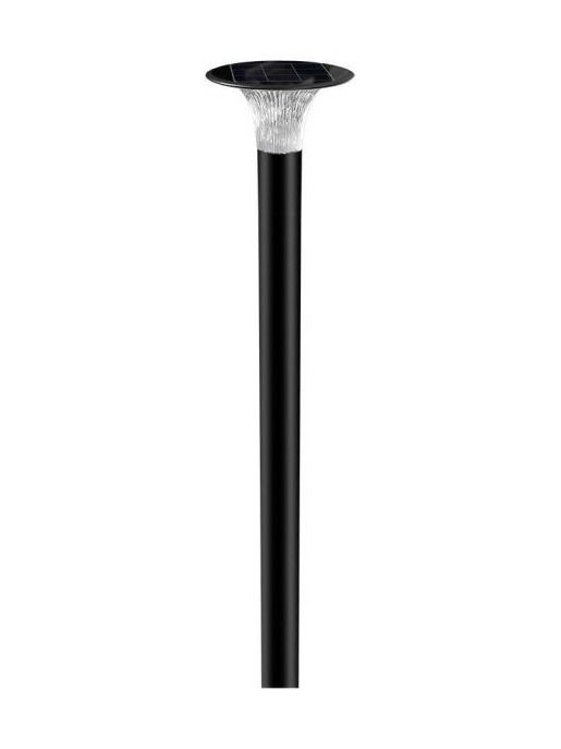 V-Tac 15W Solcell trädgårdslampa LED - Svart, Ø25,7 cm, solcell, sensor, IP65, 3 års garanti