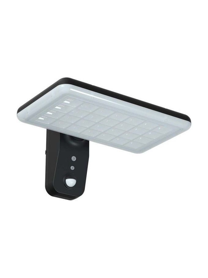 V-Tac 15W Solcellsvägglampa LED - Svart, sensor, IP65, 2000lm (3 års tillverkargaranti)
