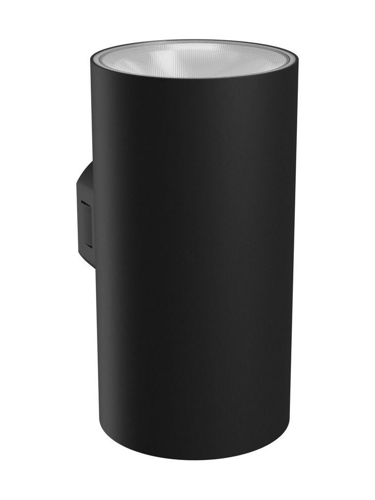 Spectrum - TORRE - Fasadlampa - 18W - Svart - Rund - 1400lm - RA80 - IP54