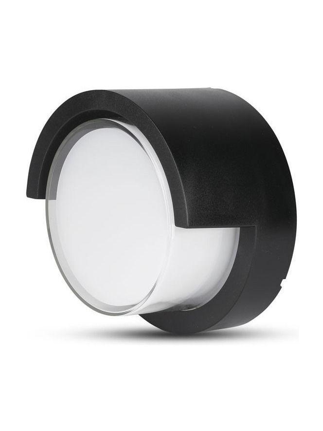 V-Tac 12W LED utomhus rund vägglampa - IP65, 230V, inkl. ljuskälla