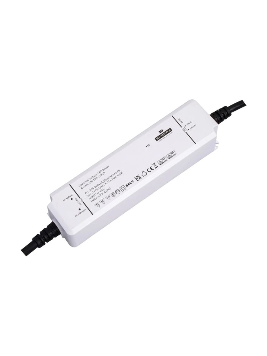 Snappy LED-nätaggregat - 24V - 100W - IP67