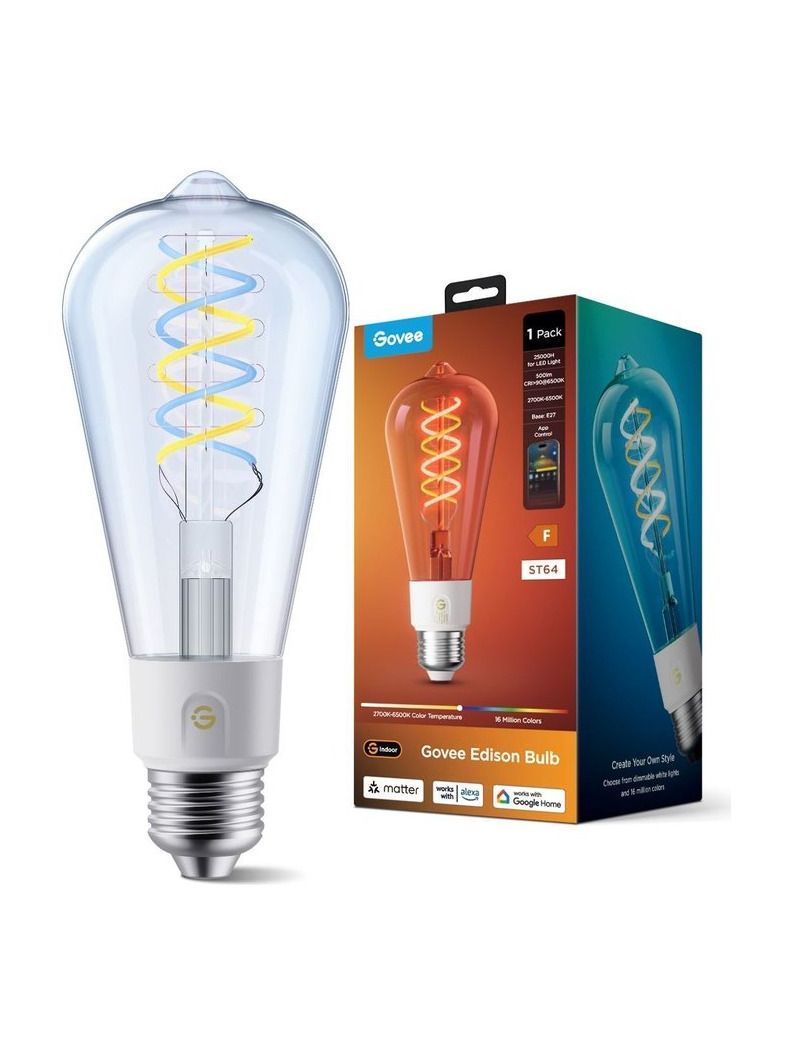 Govee - E27 Smart Edison Light Bulb 500lm