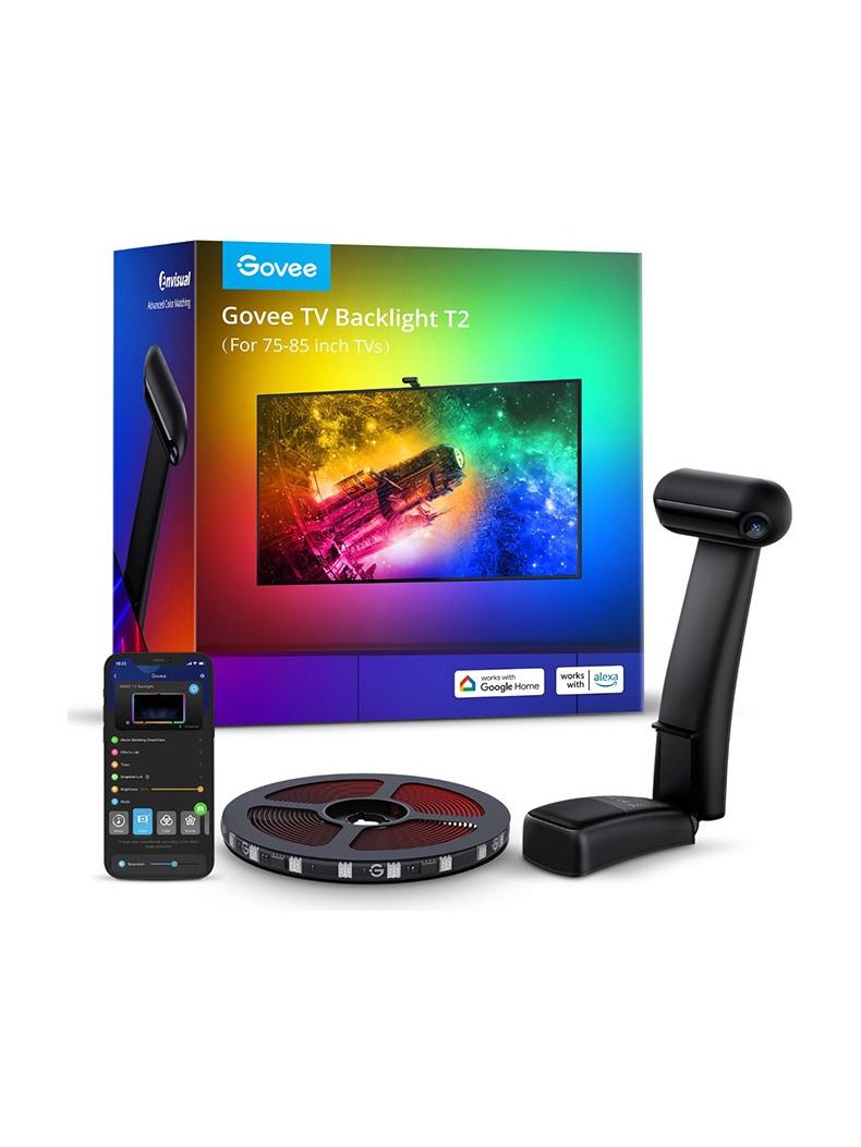 Govee - Envisual TV Backlight T2 with Dual Cameras - 75~85 tum