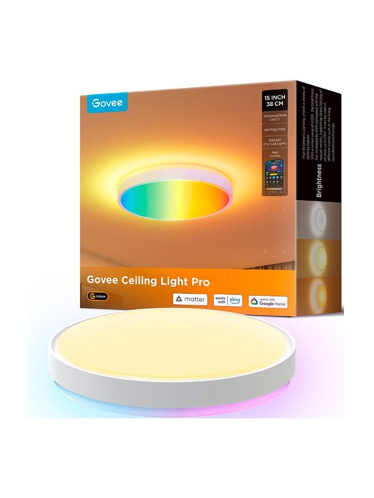 Govee - Round Smart Ceiling Light - 15"