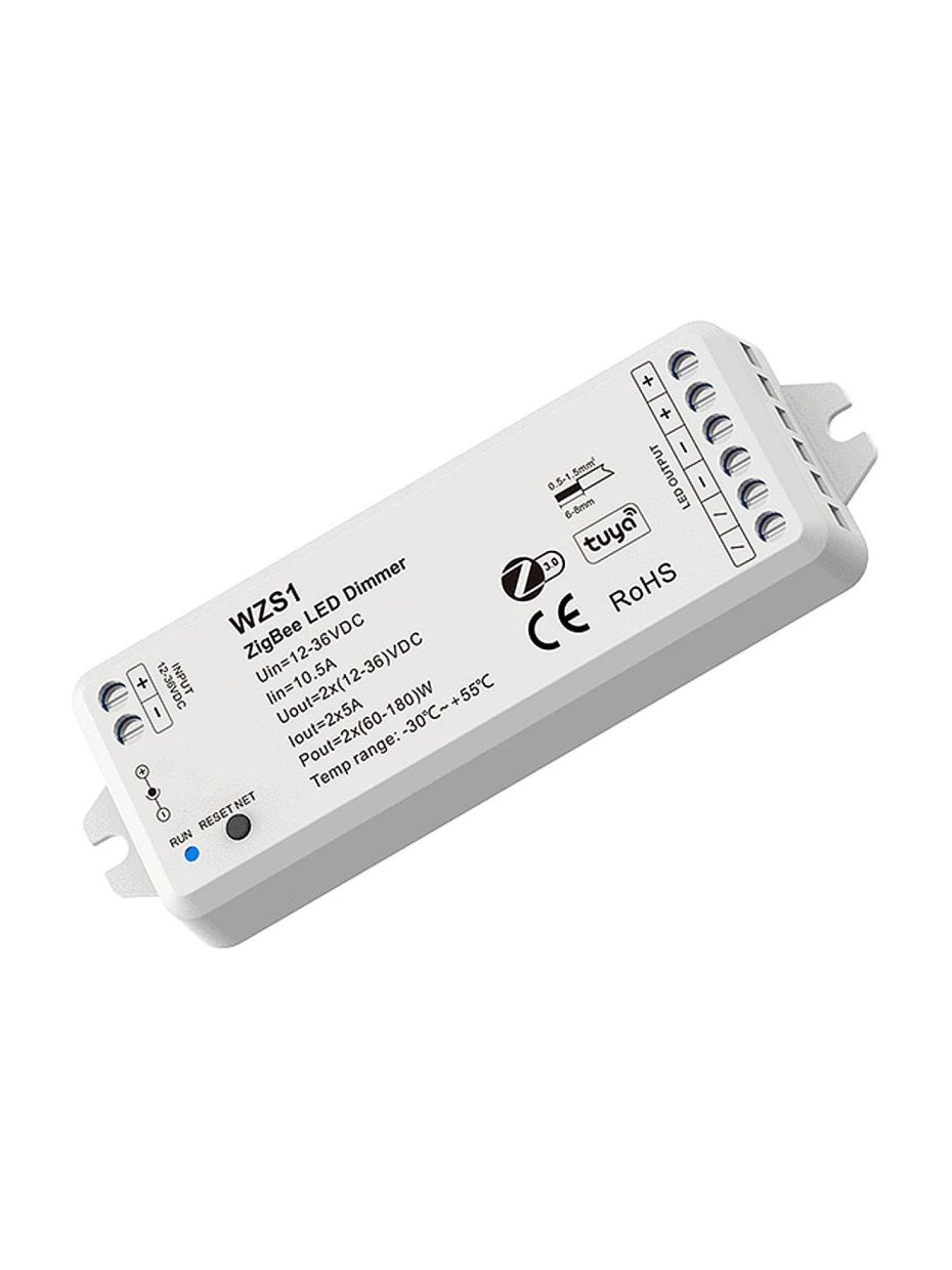 HiluX - Zigbee 3.0 LED-dimmer - 1-kanal - 12-36V DC - 5A - Tuya och Philips Hue