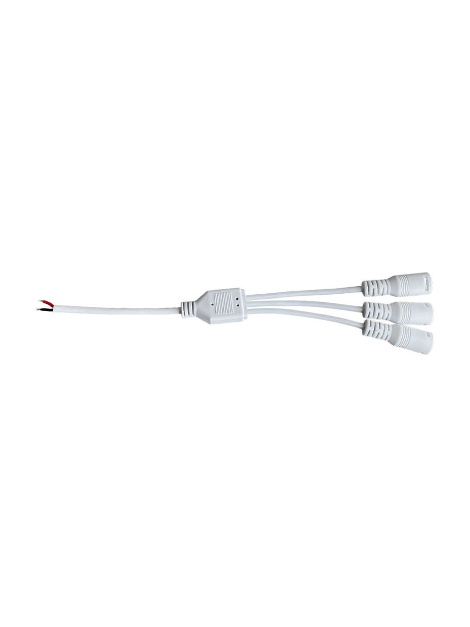 HiluX - DC 3-delare (hona) - Till PureLED Troldtekt-skenor - Vit