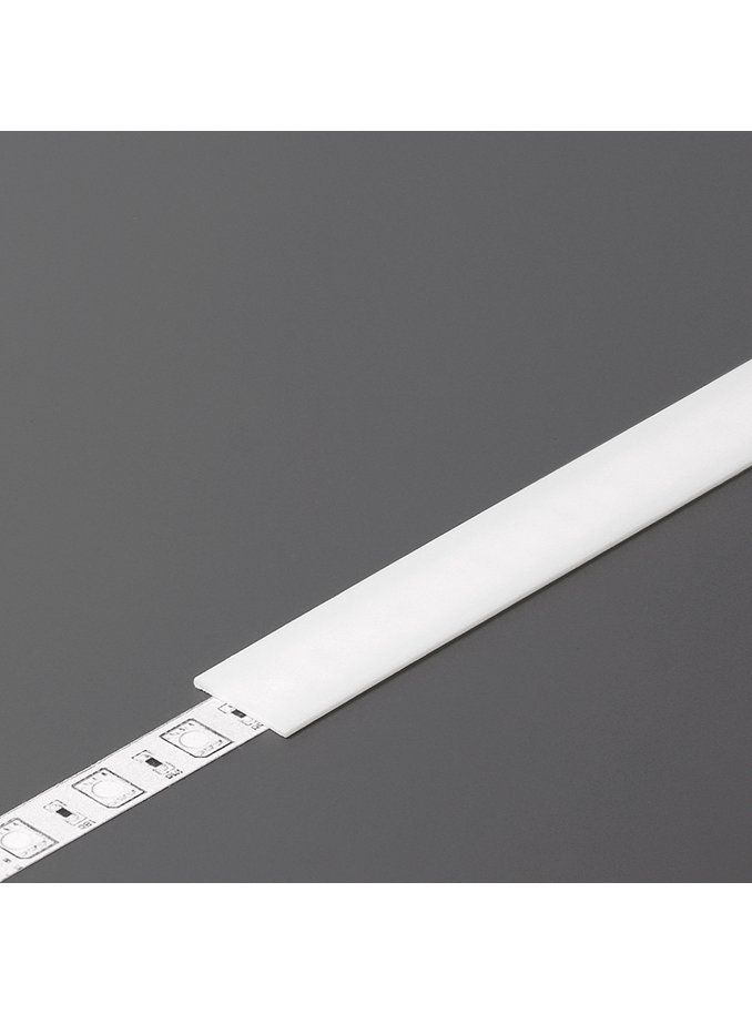 Cover till LED-profil - J - Slide - 2m - Opal