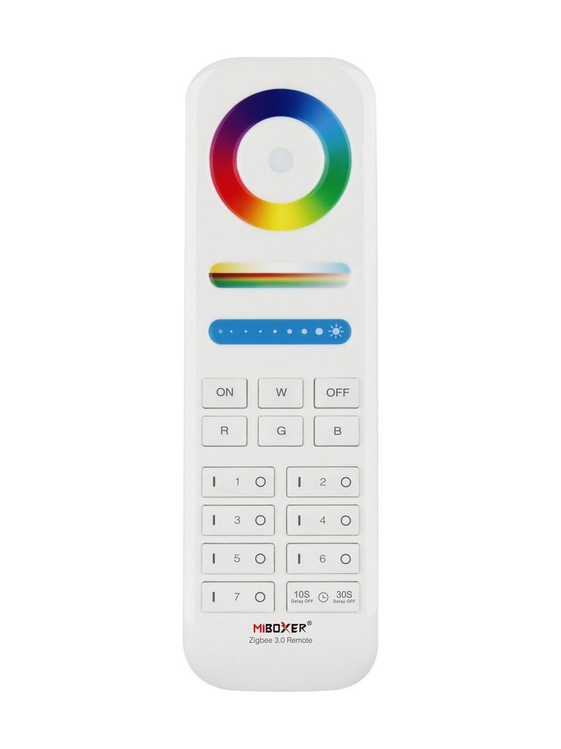 Miboxer - Fjärrkontroll - RGB-CCT - 7 zoner - Zigbee 3.0