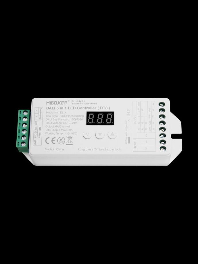 Miboxer - LED-controller - DALI 5-in-1 (DT8) - DC12/24V - DALI