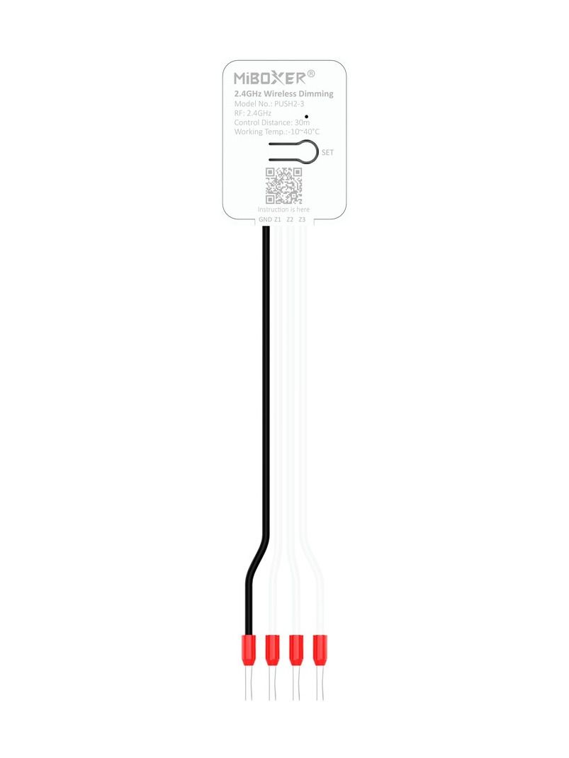 Miboxer - LED-styrenhet - 2.4GHz RF (PUSH2-3)