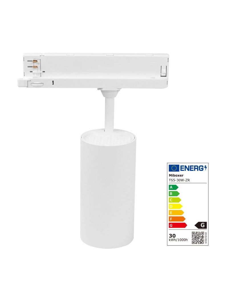 Miboxer - Track Spot - 30W - RGB-CCT - 36° - Zigbee 3.0 (TS5-30W-ZR)