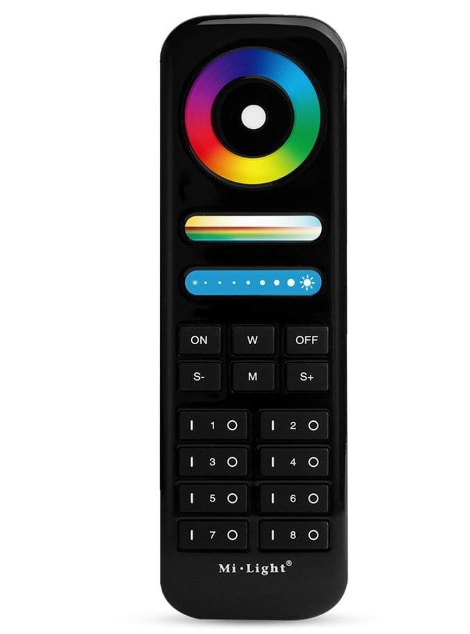 Miboxer - Fjärrkontroll - RGB-CCT - 8 zoner - 2.4GHz RF