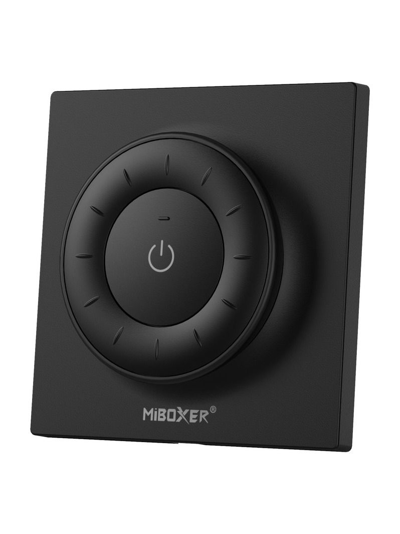 Miboxer - Fjärrkontroll - Roterande hjul - Svart - CCT - 2.4GHz RF