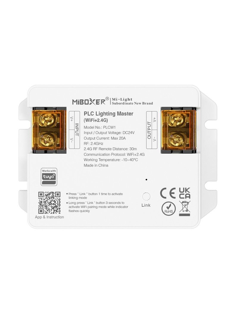 Miboxer - WiFi-controller - DC24V - WiFi - 2,4GHz RF - PLC