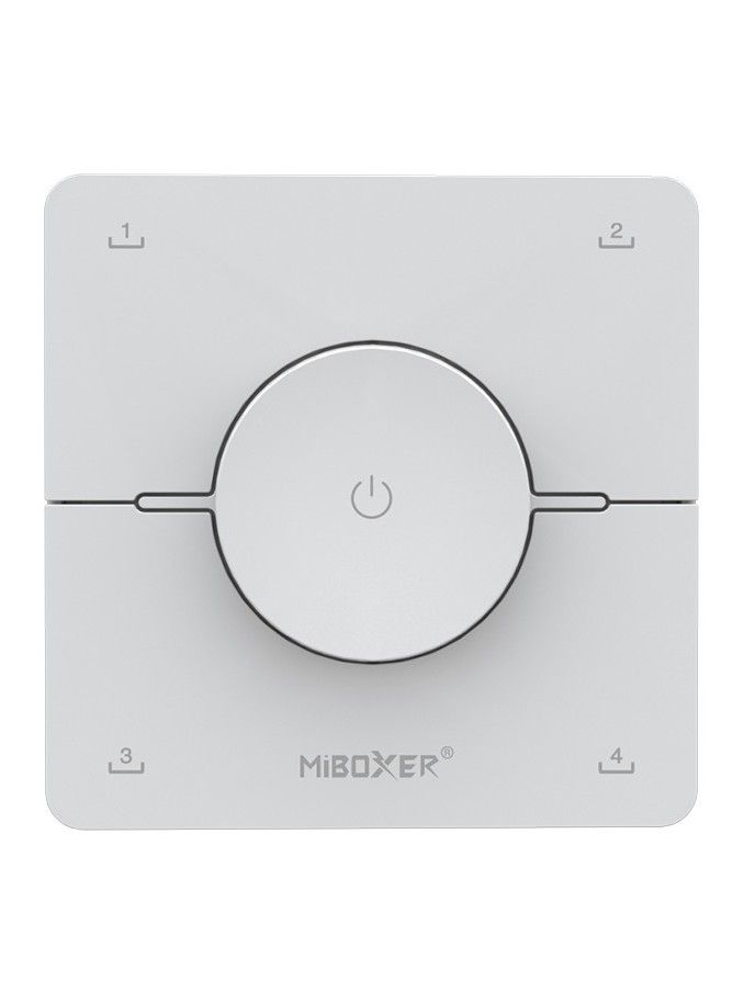 Miboxer - Fjärrkontroll - Roterande hjul - Vit - CCT - 4 scener - 2,4GHz RF