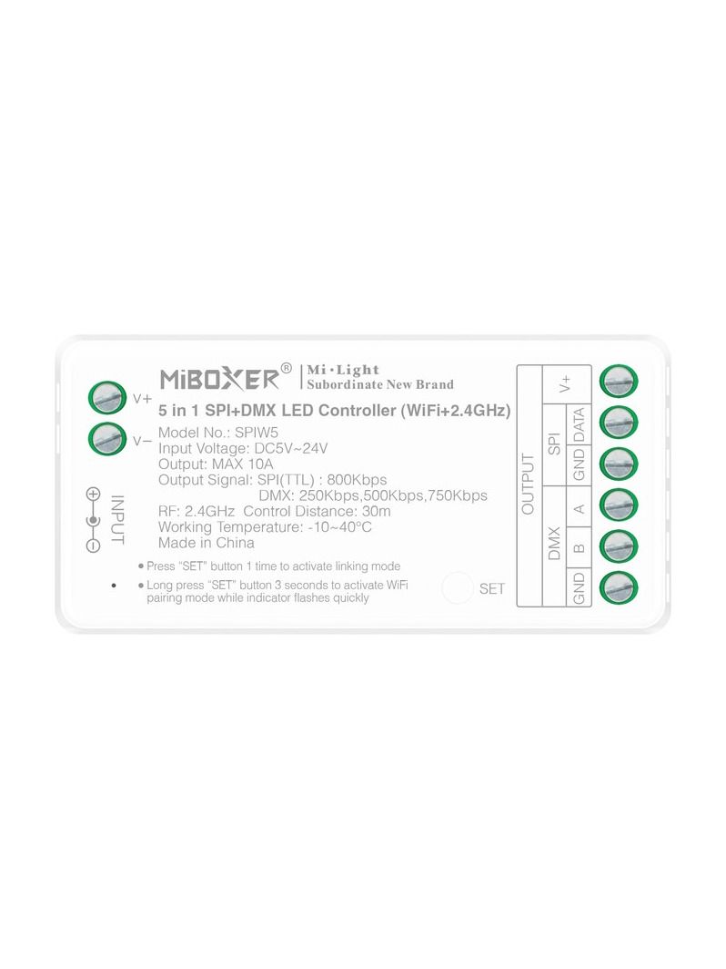 Miboxer - LED-styrenhet - WiFi, 2,4GHz RF, DMX512