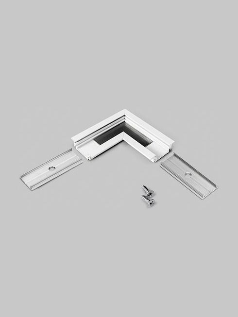 Vinkel till LED-profil GROOVE10 - 90° - Vit