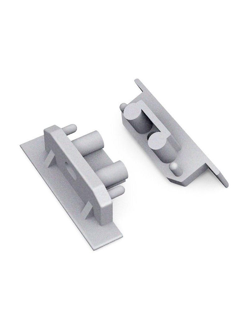 Ändlock till GROOVE10 Gen2 SQ - Silver med hål - 20 st
