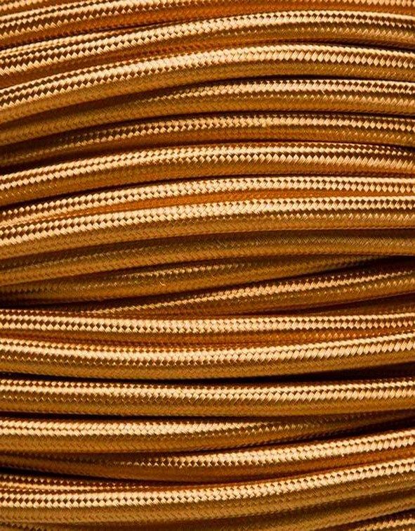 Guld textilkabel
