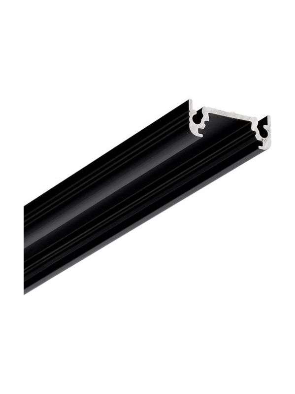 LED-profil SURFACE10 - 2m - Svart