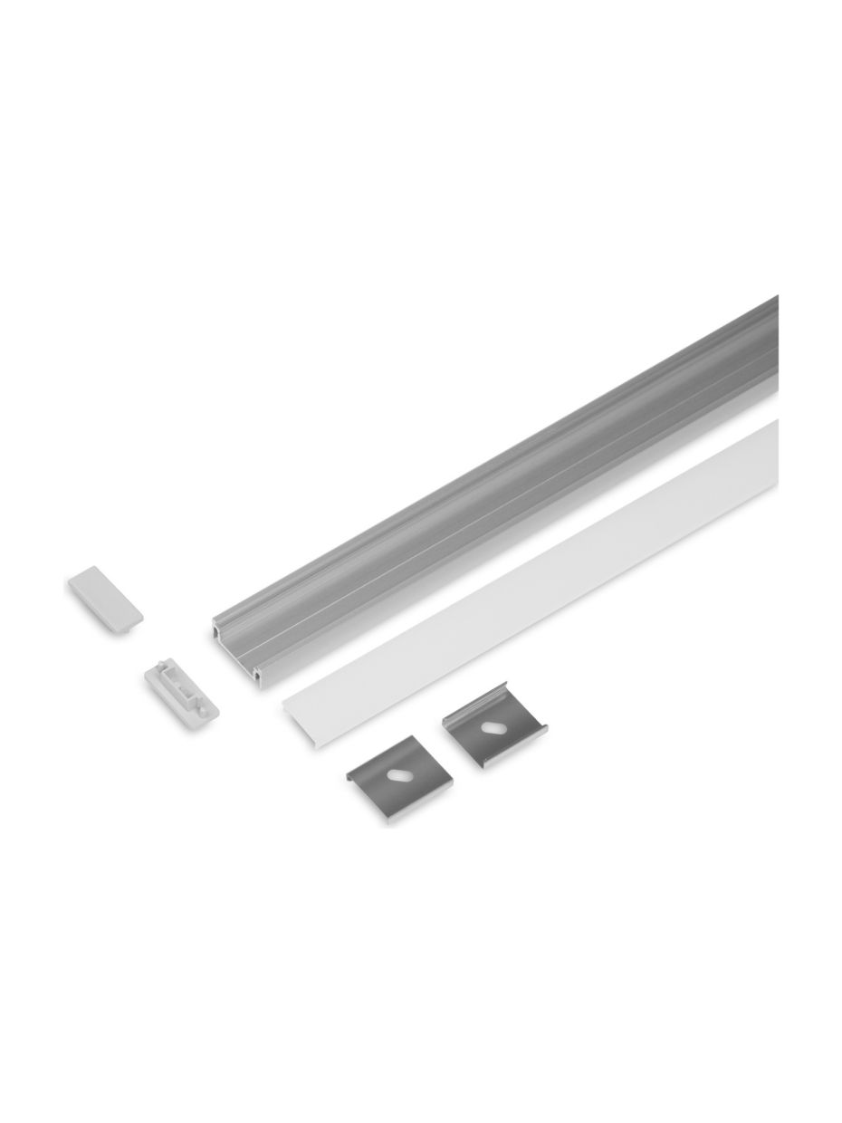 Aluminiumprofil - Model S till Philips Hue och WiZ - Alu