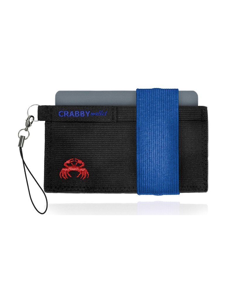 Crabby Wallet - V2 elastikplånbok - Blå