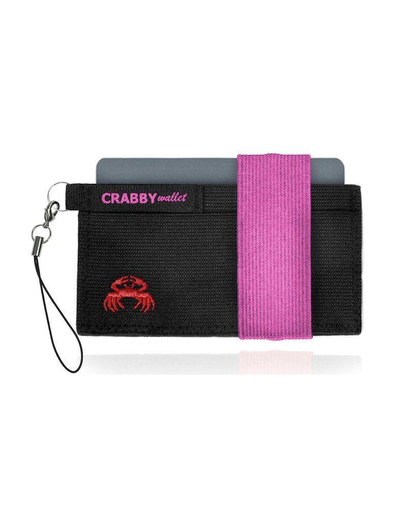 Crabby Wallet - V2 elastikplånbok - Pink