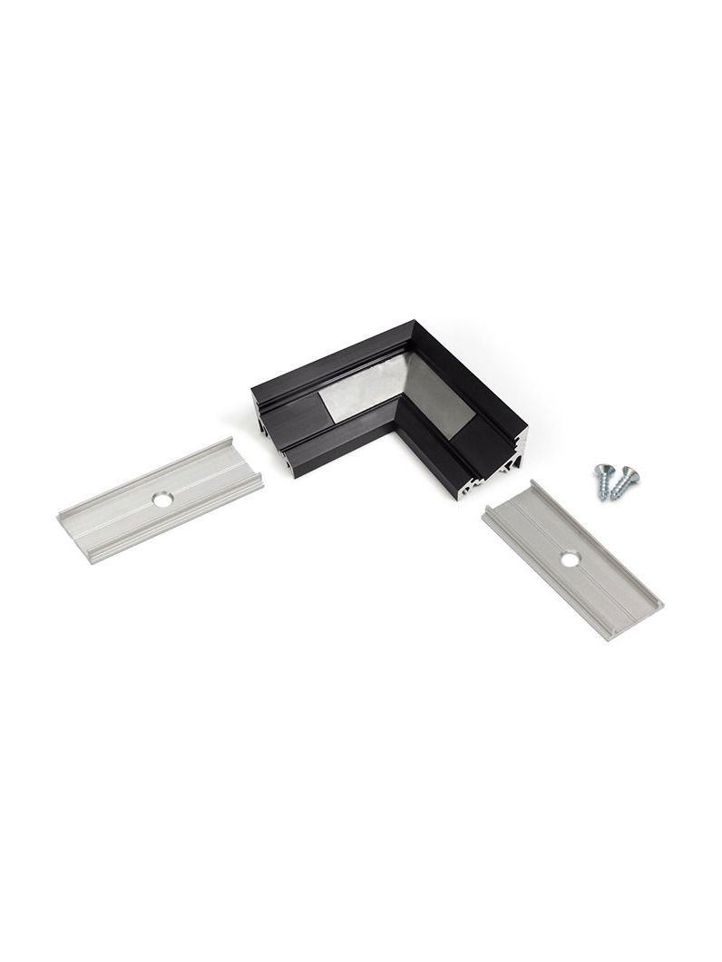 Vinkel till LED-profil CORNER10 - 90° - Svart