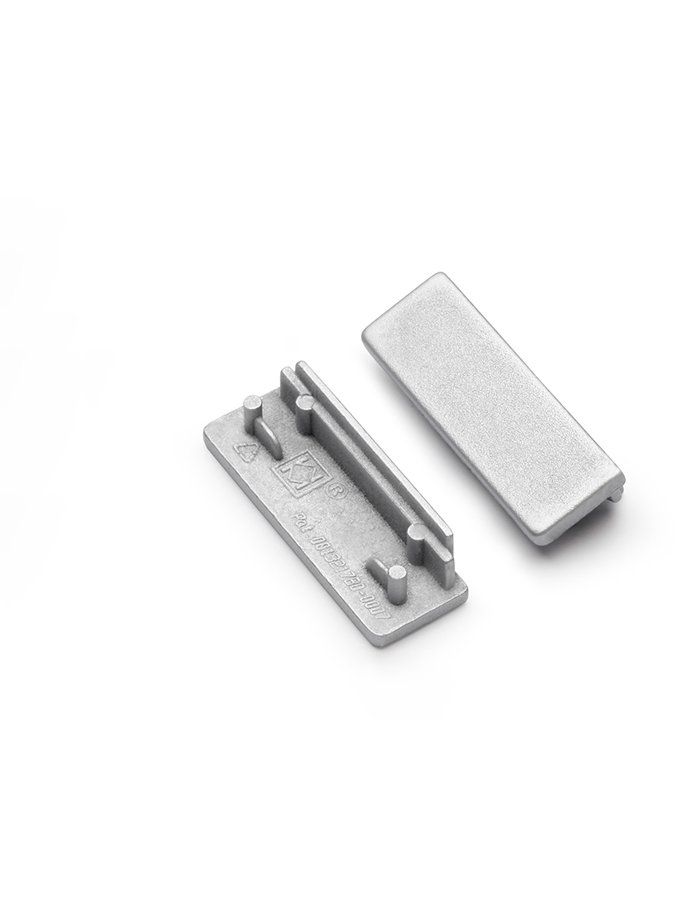 Ändlock till WIDE24 - Silver - 20 st