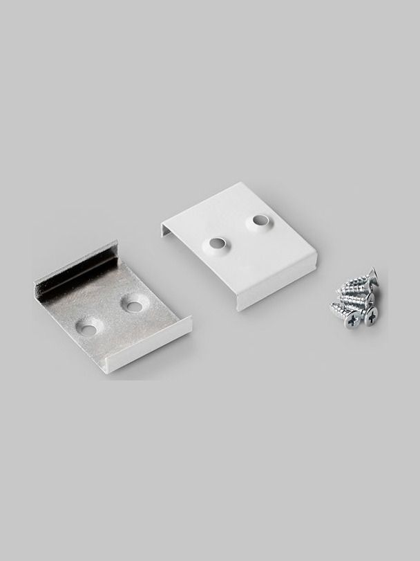 Fäste till LED-profil - Model W - Vit - 20 st