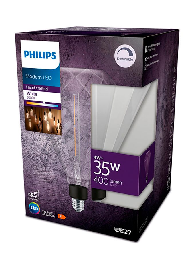 E27 - Philips Deco Diamant LED-lampa 4 W - 400 lm