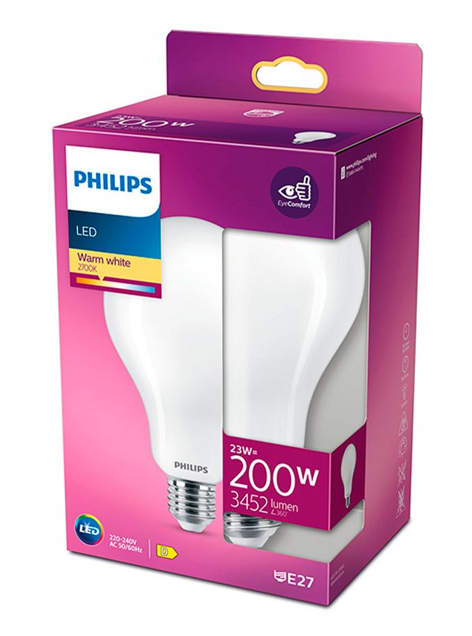 E27 - Philips LED-lampa - Matt - 23 W - 3452 lm